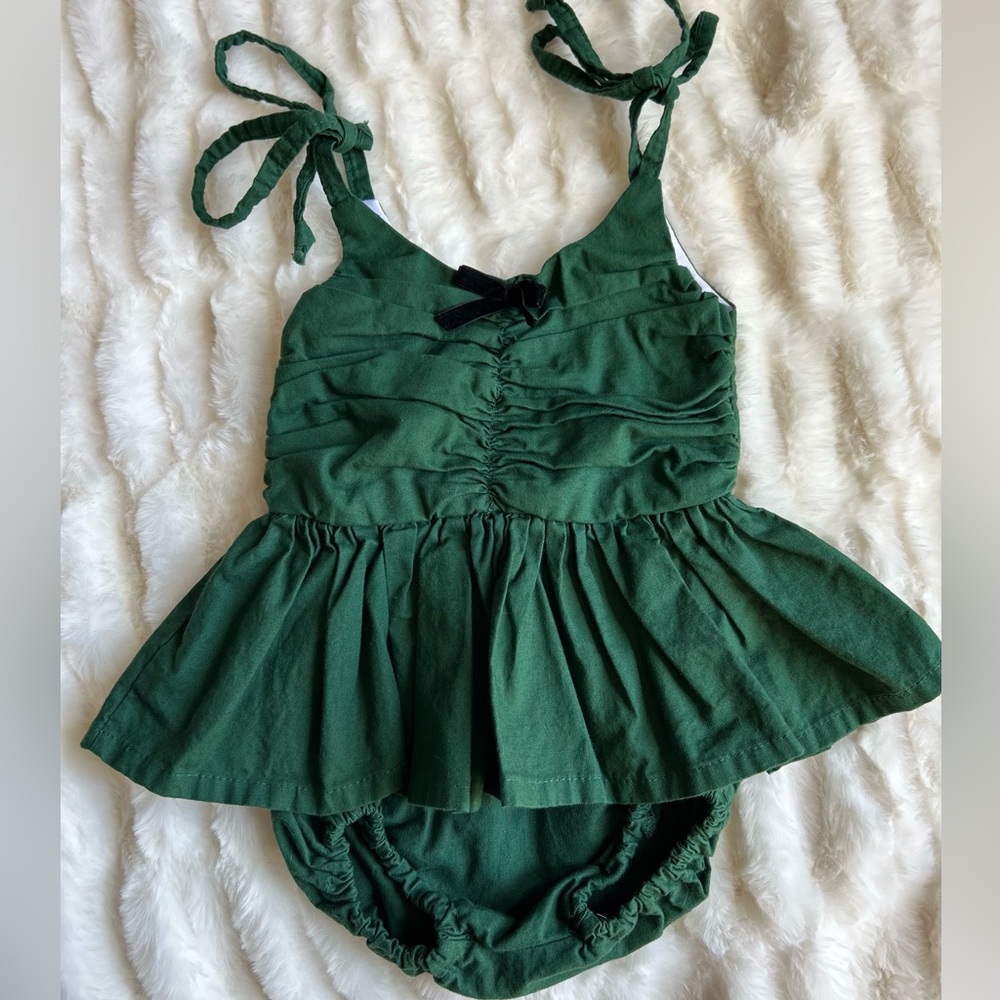 Sadie Then Ty Green Romper